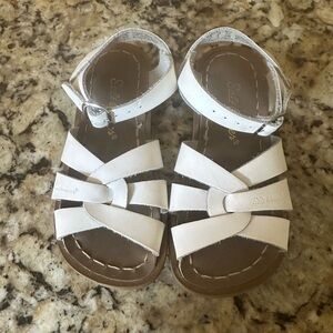 Salt Water white sandal